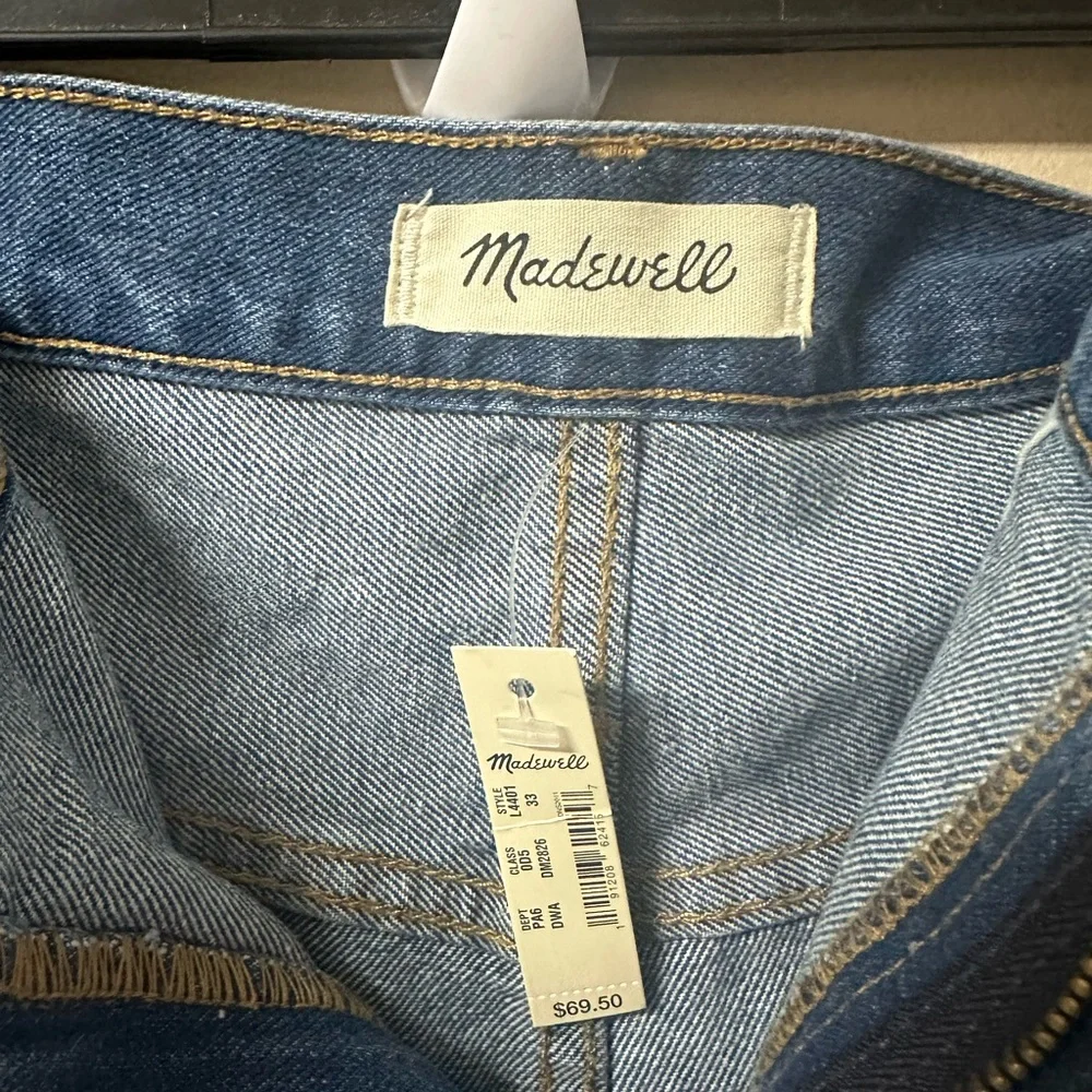 NWT Madewell Women's The Perfect Jean Denim Shorts - L4401 Size W33 - Picture 11 of 16
